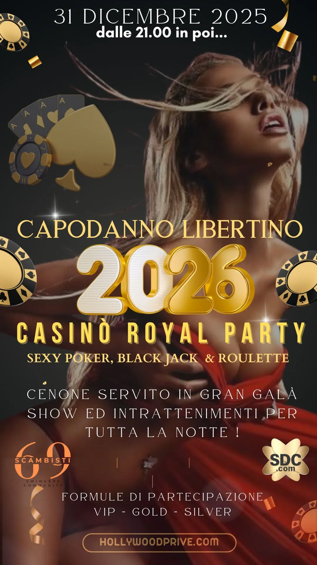 Capodanno degli Scambisti Libertino Prive Torino Festivali degli Scambisti a Torino